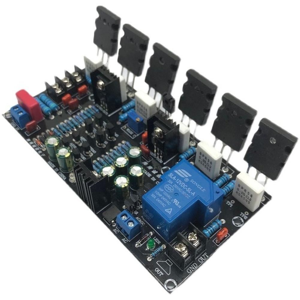 Wide Voltage Range 300W Power Amp For DIY Projects 300W RMS Output 450W Peak Output A1943 Transistor C5200 Transistor
