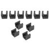 10pcs Plastic Billiards Pool Single Holder Mini Rod Organizer Carrier Accessory (Middle)