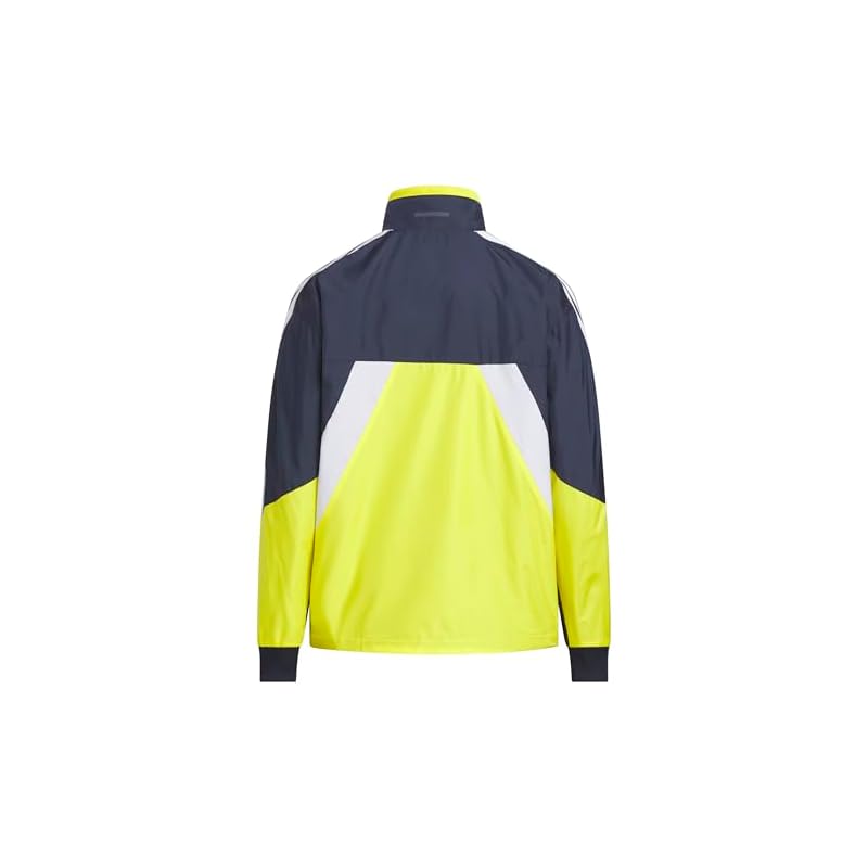 Adidas Kids' Essentials Woven Jacket, Unisex, N3379 Legend Ink/Yellow (KA1309) 150