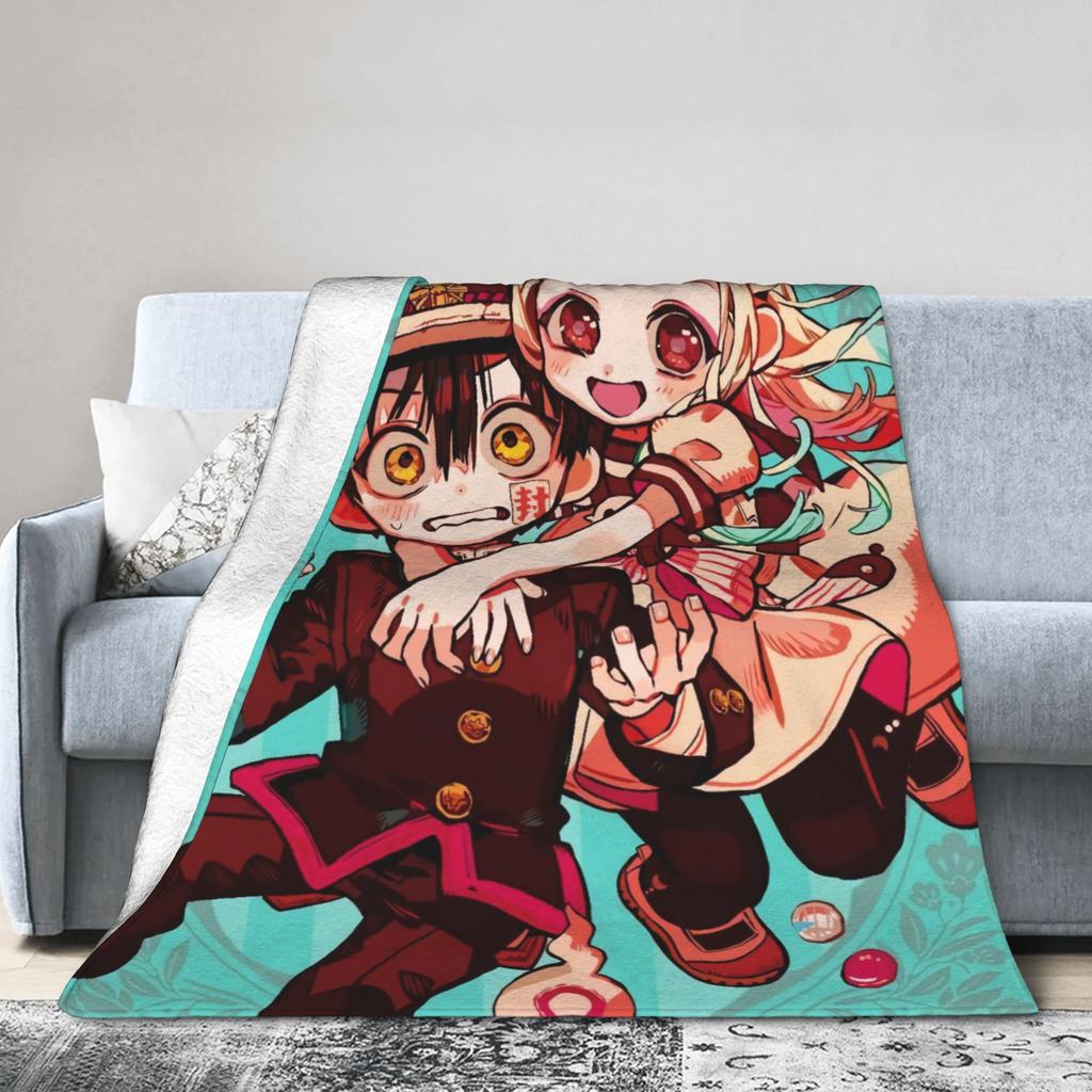 Hanakos X Yashiro Super Warm Blanket Kids Plush Throw Blanket Novelty Bedroom Flannel Bedspread Sofa Bed Cover
