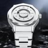 FOXBOX Mens Wristwatch Business Pointer Magnetic Force Waterproof Sports Quartz Male Watch Fashion Man Watch Reloj Hommes