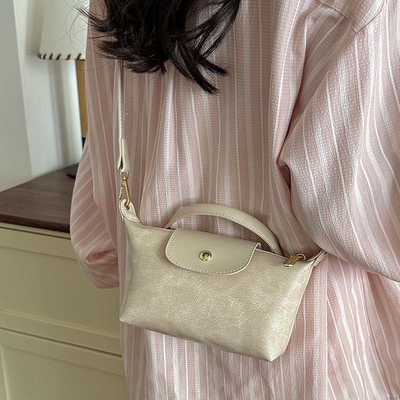 Fashionable Small Bag - Simple Hand-held Dumpling Bag - Commuting Single-shoulder Crossbody Bag