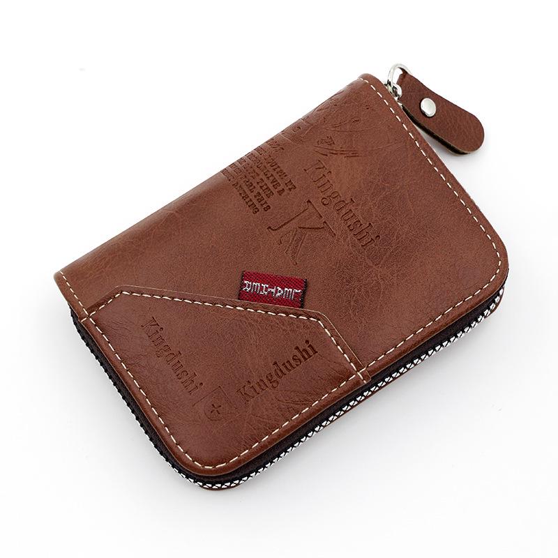 In Stock: 2023 Urban Minimalist PU Leather Card Holder - European & American Style