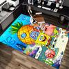 Underwater Pineapple Home Carpet For Playroom Bedroom Living Room Sofa Home Decorkids Game Area Rug Nonslip Floor Mat