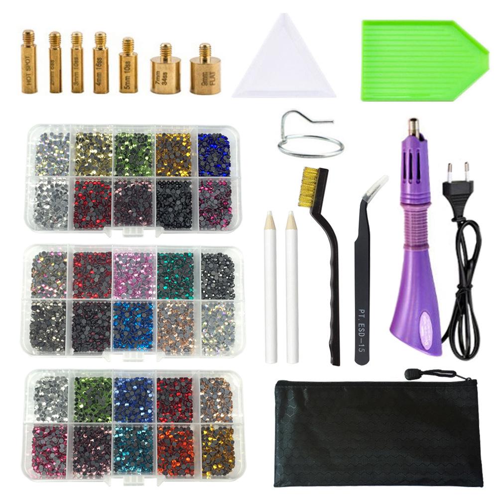 Rhinestone Setter Kit with Pen & Storage Bag for DIY Clothing & Jewelry Accessories