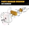 Carburetor for STIHL MS290 029 MS310 039 MS390 Chaaw Fit 1127 120 0650 HD-19