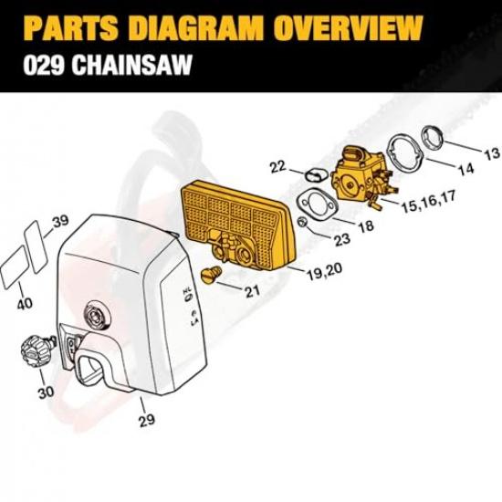 Carburetor for STIHL MS290 029 MS310 039 MS390 Chaaw Fit 1127 120 0650 HD-19