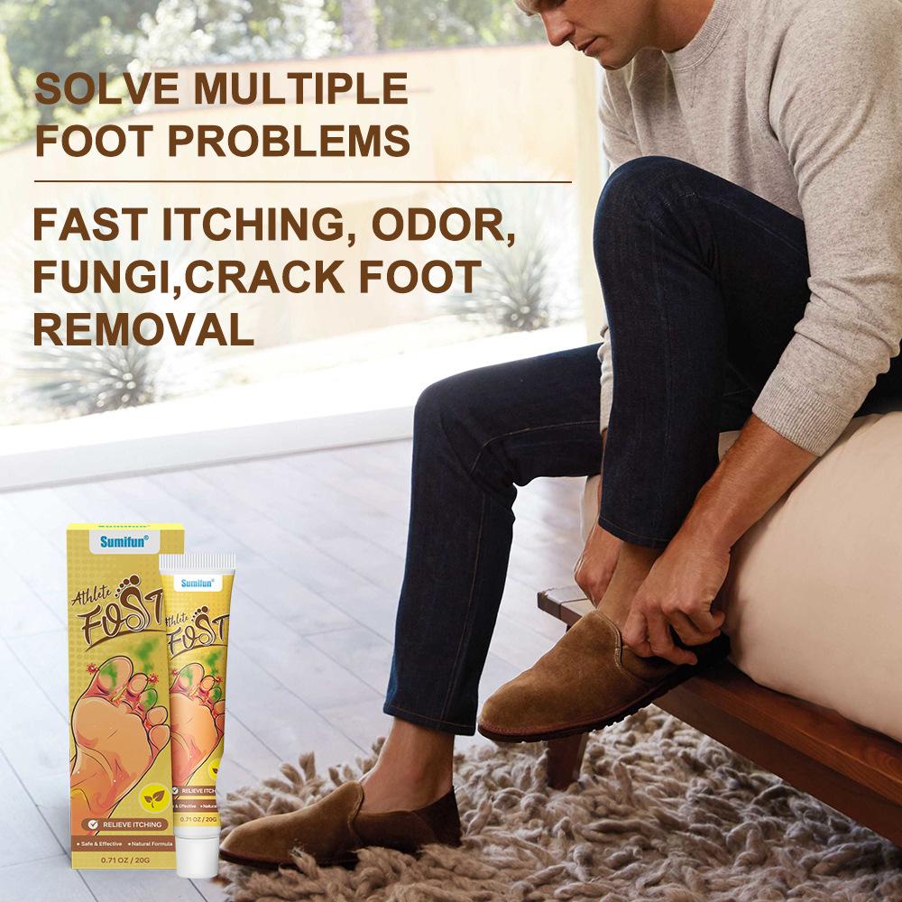 Household Foot Odor Cream, Ointment, Foot Care Discomfort Care, Foot Exercise Foot Sweat Odor Cleaning and Refreshing.