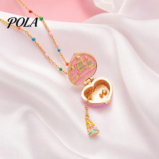 Openable Heart Charm Necklace, Box Pendant with Mini Figurine, Women Tiny Locket Gift for Wife Girlfriend Anniversary Sale Goods