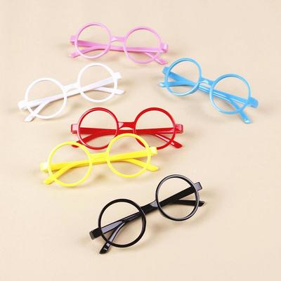 Korean-Style Fashionable Round Frame Decorative Glasses for Kids - No Lenses, Unisex Trendy Glasses for Boys and Girls