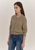 THERYE Collar Zip-Up Knit(Khaki)