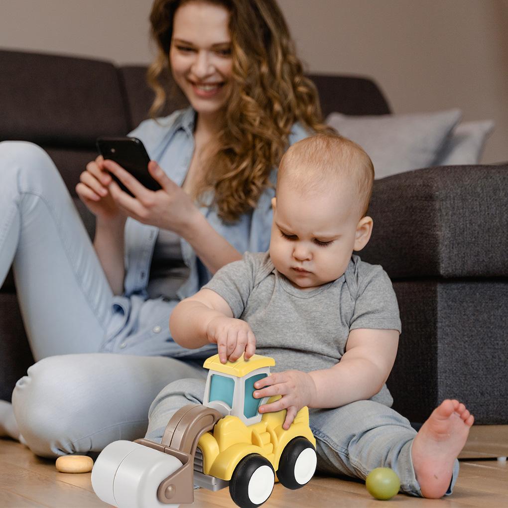 Engineering Vehicles Toy Friction Powered Cars Model Kindergarten Learning Educational Play Machine Boys Baby Gift Indoor