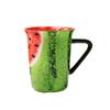 OLOEY Hand-painted Watermelon Ceramic Coffee Cup