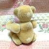 [USED] Handmade Beige Teddy Bear with a Small Face, Approximately 20cm