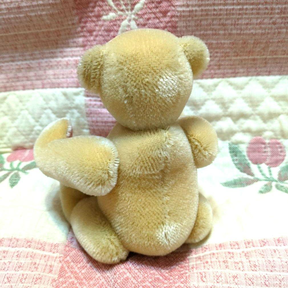 [USED] Handmade Beige Teddy Bear with a Small Face, Approximately 20cm