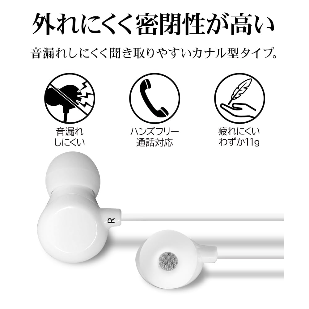 Rasta Banana Type-C Stereo Earphones with Microphone, In-Ear DAC, Wired, White, RESMSCD03WH for iPhone 15 and Android