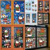 Christmas Window Decals With Static Sticker Pvc Arctic Bear Design For Holiday Decor