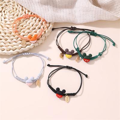 1pc Handmade Bracelet: Braided String Design, Fresh & Cute Gift for Her