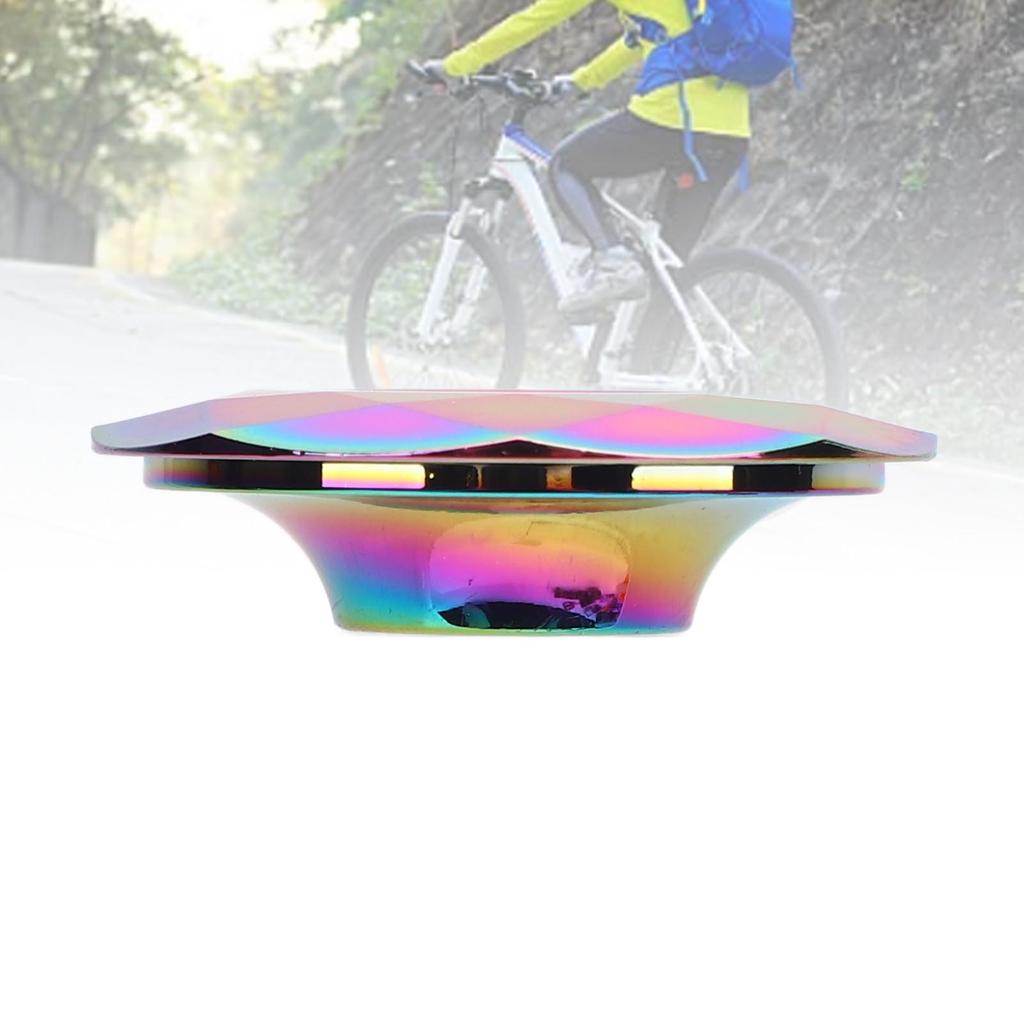 Bicycle Headset Top Cap Aluminum Alloy Lightweight Bike Front Fork Stem Top Cap for Mountain Bikes U