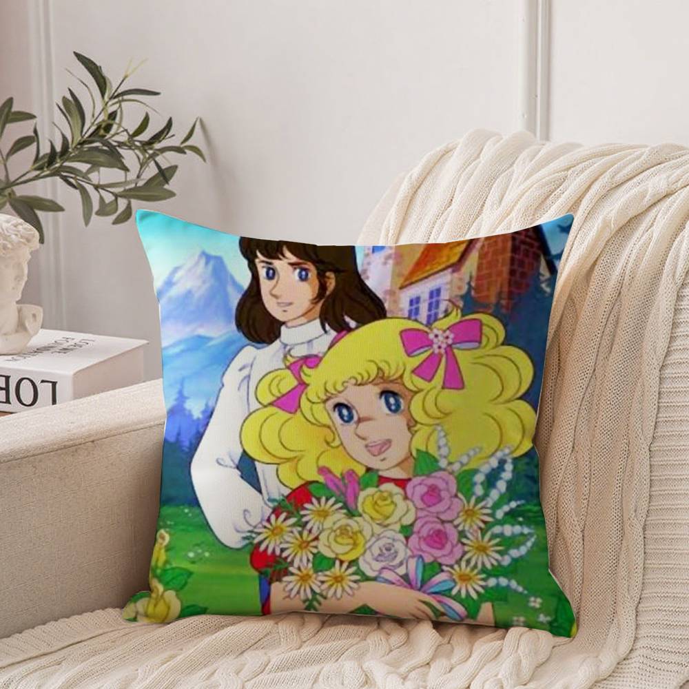 C-Candy Candy Anime Pillow Case Home Decor Throw For Sofa Bed Car Room Decor Gift Idea