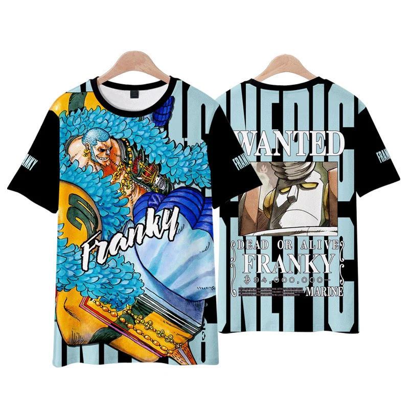 Men's Cartoon T-shirt 3D Short Sleeve TESS Street Fashion T-shirt, Large Size Clothes