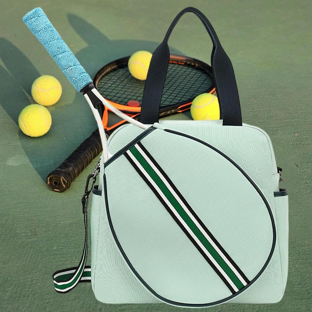 Borsa da Palestra per Tennis Portaracchette da Badminton Borsa a Mano per Racchette Borsa Tote Portaoggetti per Palline Accessori
