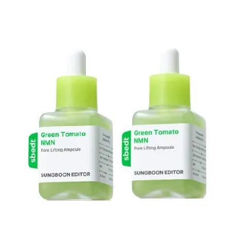 SUNGBOON EDITOR Green Tomato NMN Pore Lifting Amoule 40ml Double Pack