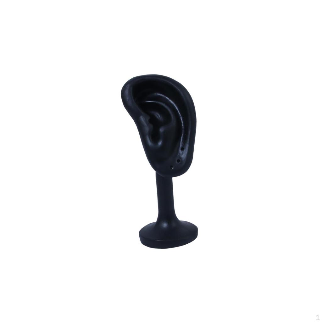 Support de Présentation Boucles d'Oreilles Forme d'Oreille en Résine Hauteur 10,5 cm Organisateur Léger pour Fille Femmes