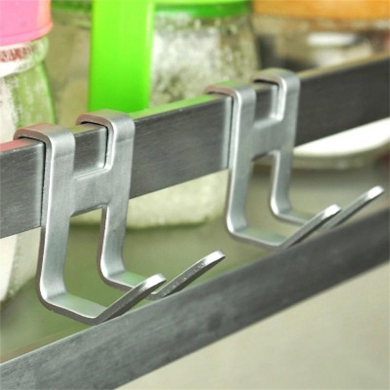 1/3/5pcs Space Aluminum Metal Shower Frameless Glass Door Hook Free Hole Towel Rack Hanger Key Holder Clothes Bathroom Organizer
