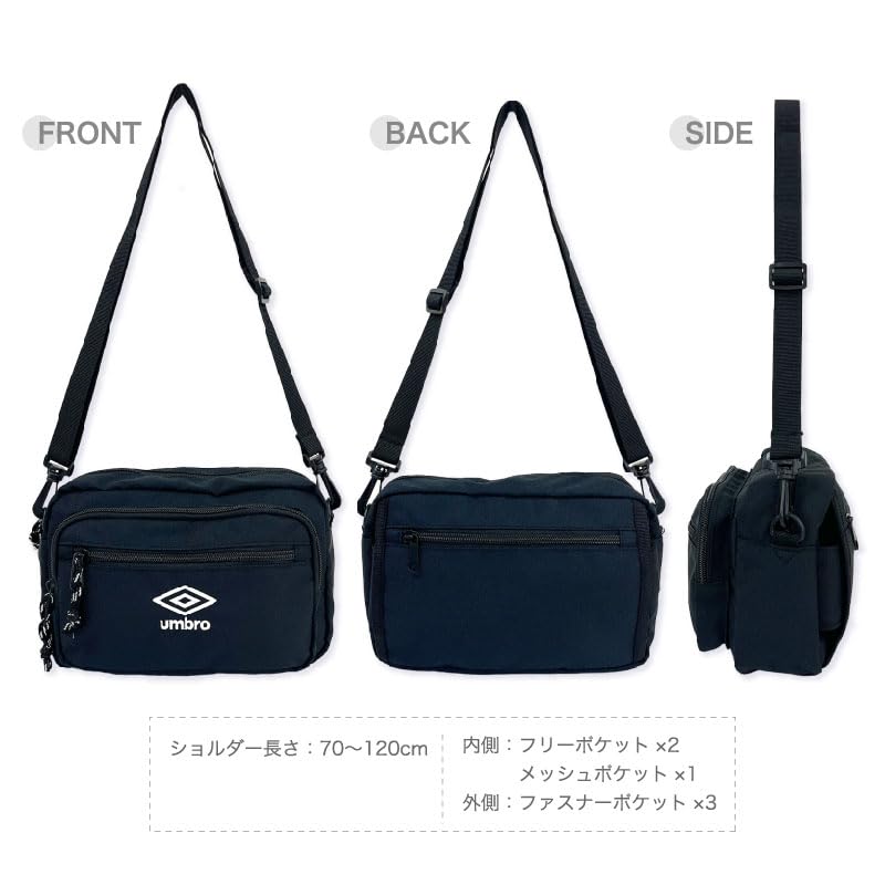 Umbro Embroidered Logo Shoulder Bag for and Perfect for or Also available as a crossbody waist or crossbody A great gift for men and 2-Way Boys,