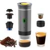 Portable Coffee Machine for Car Home Travel 3 In 1 Cordless Electric Coffee Maker Work With Capsule and Ground Coffee