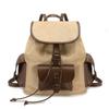 Vintage Farbblock Rucksack College Stil Schultasche Reise Rucksack