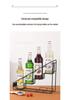 Morin Wrought Iron Four-Tier Syrup and Sauce Bottle Display Rack