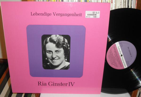 

Виниловая пластинка RIA GINSTER Lebendige Vergangenheit Ria Ginst LV295 Lebendige Verga Австрия Классика Б/у