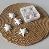 Four Turtles Plaster Silicone Molds Diy Heart Star Texture Shell Ornaments Epoxy Resin Mould Scented Animal Candle Soap Mold