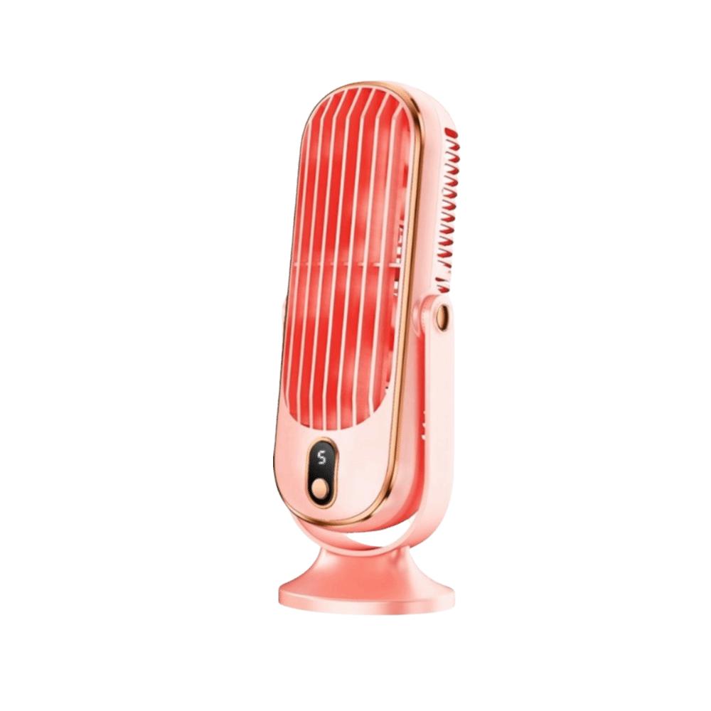Mute Small USB Plug in Fan USB Charging USB Quiet Cooling Fans Desktop Electric Fan  Unisex розовый