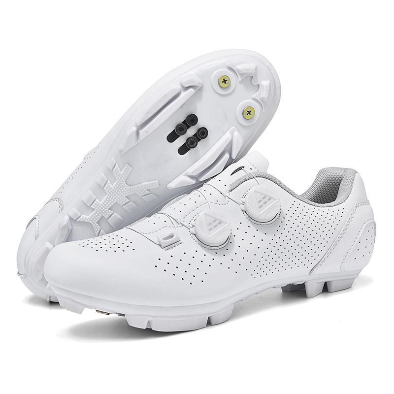 New Unlocked Cycling Shoes Men's Road Bike Lock Shoes Breathable Bicycle Shoes Non-locked Mountain Cycling Shoes Spot
