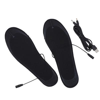 Unisex Electric Heated Insoles Washable Feet Warmer Pad Adjustable Temperature Multifunctional for Winter Fishing Hiking Camping