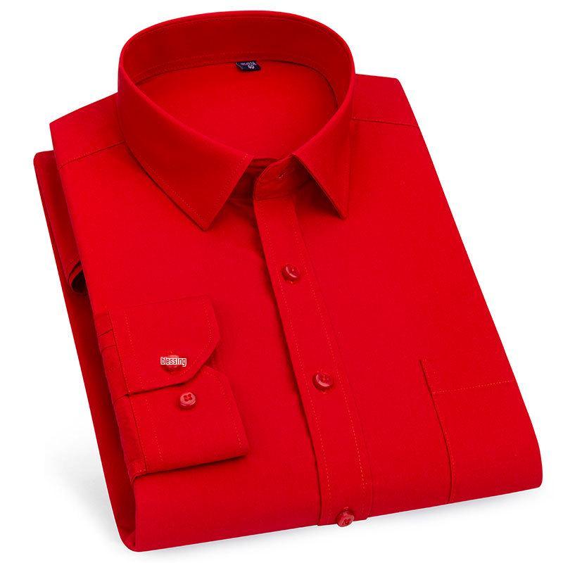 Men's White Long Sleeve Professional Business Shirt with Optional Short Sleeve and Tie