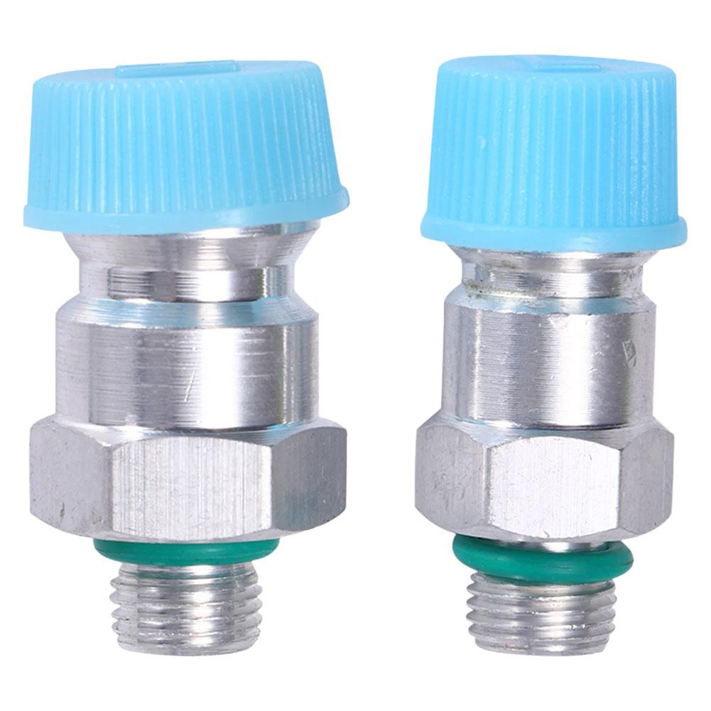 2Pcs Universal Air Hose Quick Coupler Air Hose Quick Coupler Hose Connectors Conditioners Conditioners R134A Air Hose Quick