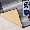 [5] IMPERIA GRAU 100x180cm Rutschfester Teppich D7520