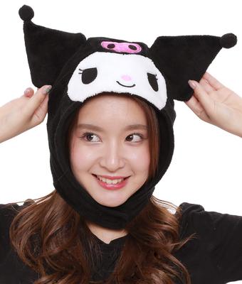 SAZAC Kigurumi Cap Sanrio Kuromi