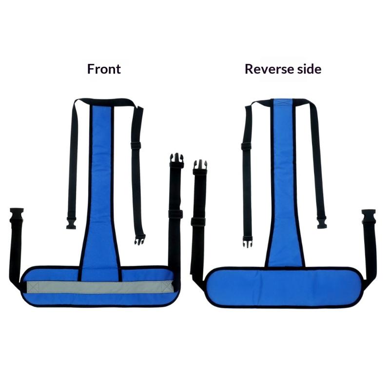 Adjustable Wheelchair Anti-Fall Belt with Padded Cushion, Secure & Comfortable Harness to Prevent Sliding, Easy to Use