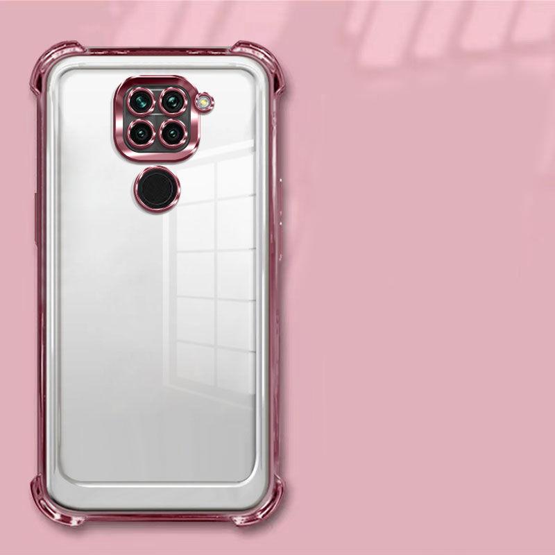 For Xiaomi Redmi Note9 4G Case Redmi Note 9 Phone Case Shiny Glitter Plating Silicone Camera Lens Soft Back Cover