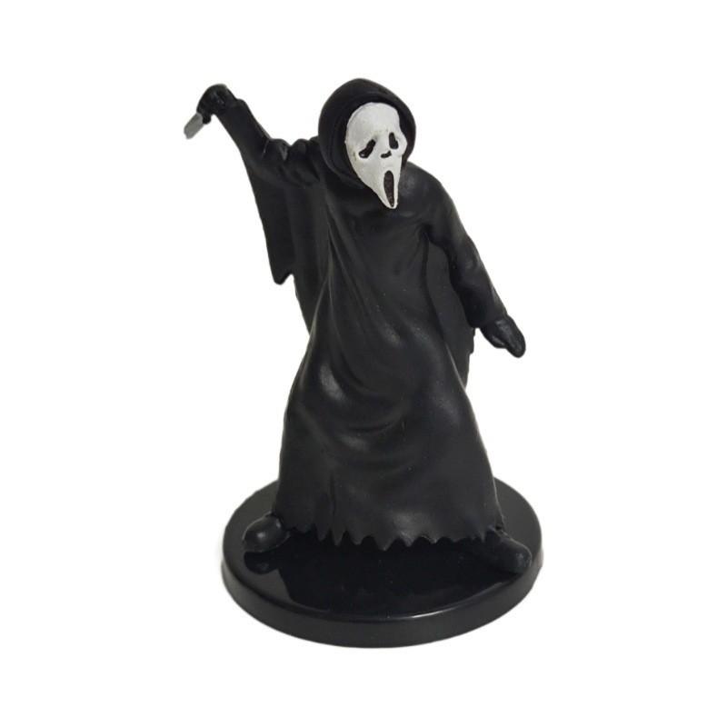 Очаровательная ПВХ фигурка Scream Ghostface Q-версии, мини-фигурка из фильма ужасов, демонстрационная модель