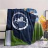 Millwall FC Printed Flannel Blanket, soft throw for bedroom sofa, washable, Christmas present, great gift.
