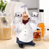 Handwerksfigur Kochstatue Kochstatue im Vintage-Stil Dekoration Kochfigur Restaurantdekoration