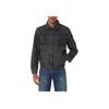 Levis Solid Color Single-Breasted Pocket Long Sleeve Loose Denim Jacket Unisex Jackets Black A7632-0002