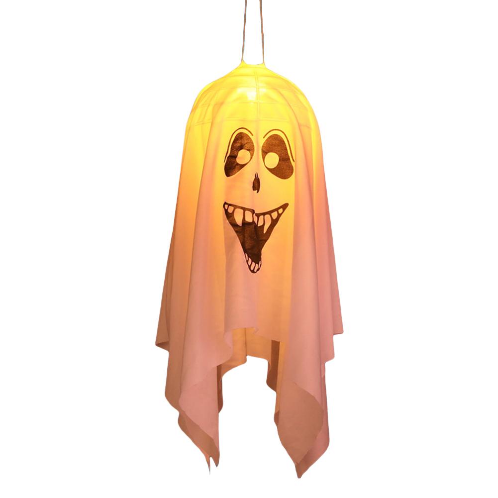 Cute Flying Ghost Light Halloween Hanging Light Up Ghost Spooky Ghost Halloween Decor with Lights Halloween Party Decoration