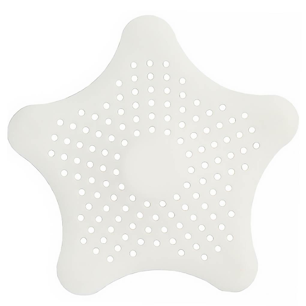 

Ловушка для волос Душевая заглушка для ванны Отверстие для сбора отходов Заглушка для слива в полу Фильтр для раковины белый